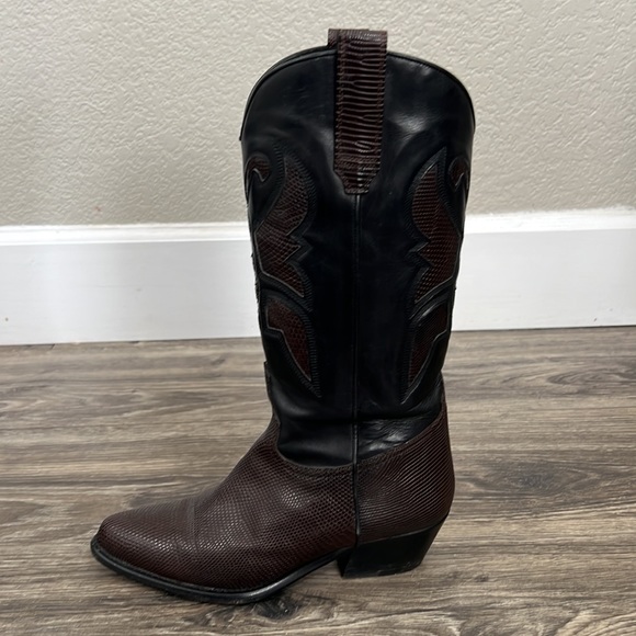Lorenzo Banfi Italian Cowboy Boots - Picture 2 of 9